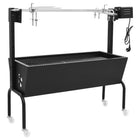 BBQ draaispit elektrisch 113x40x92 cm roestvrij staal