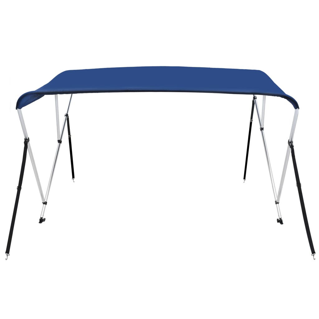 Biminitop 3-Boogs 183 x 140 x 137 cm Blauw