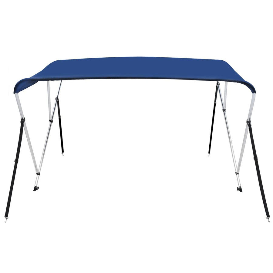 Biminitop 3-Boogs 183 x 140 x 137 cm Blauw