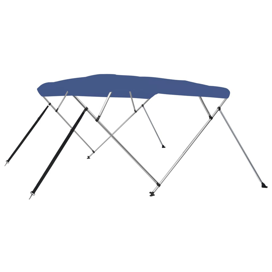 Biminitop 4-Boogs 243 x 180 x 137 cm Blauw