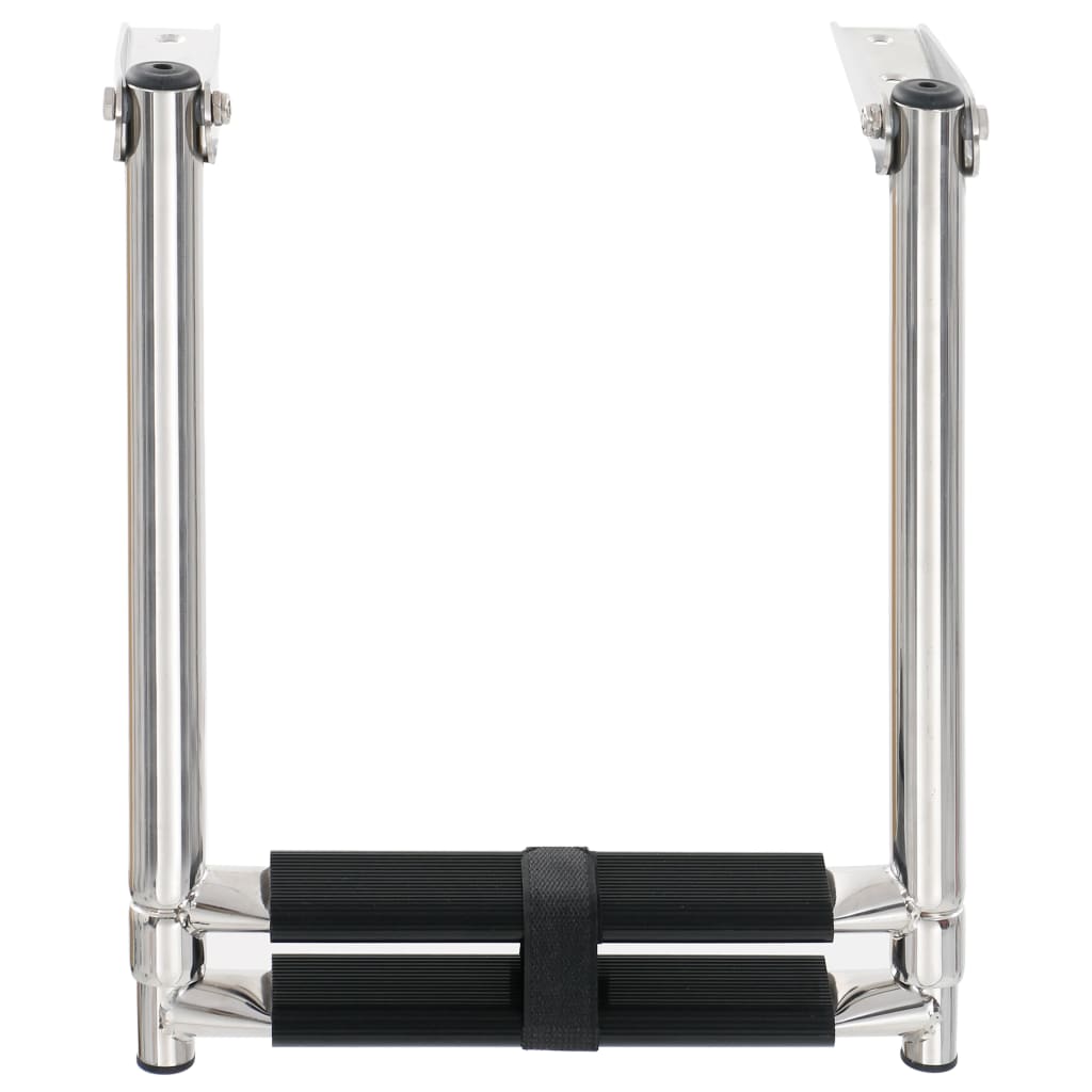 Boordladder Inklapbaar Met 2 Sporten Roestvrij Staal 28.3 x 59.6 cm