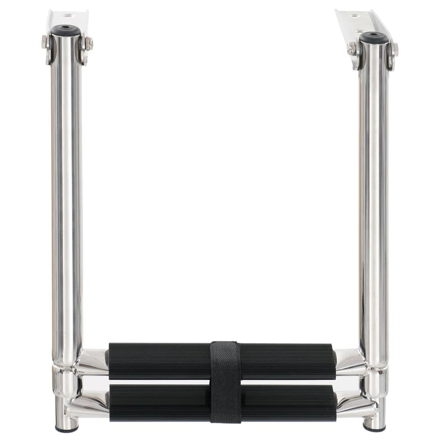Boordladder Inklapbaar Met 2 Sporten Roestvrij Staal 28.3 x 59.6 cm