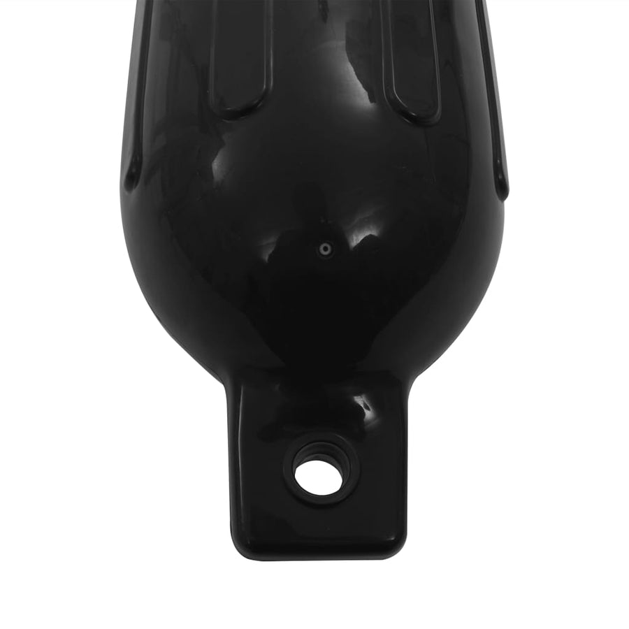Bootstootkussens 4 St 58,5X16,5 Cm Pvc Zwart 58.5 x 16.5 cm