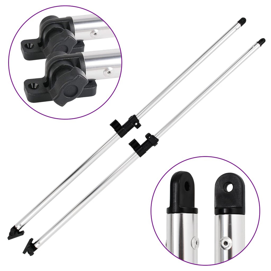 Biminitop Steunpalen 2 St Aluminium