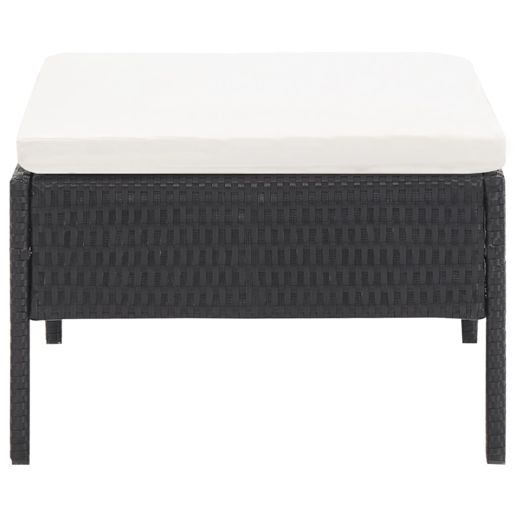 Loungeset Met Kussens Poly Rattan 6