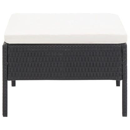 Loungeset Met Kussens Poly Rattan 6