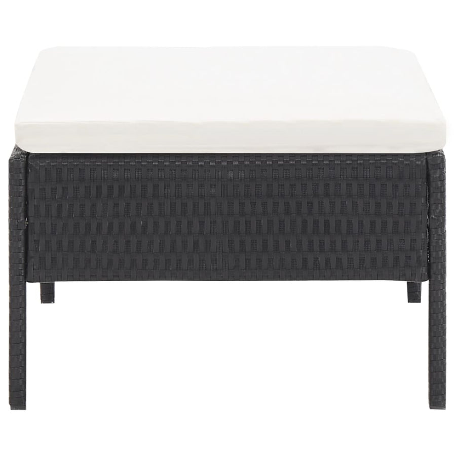 Loungeset Met Kussens Poly Rattan 6
