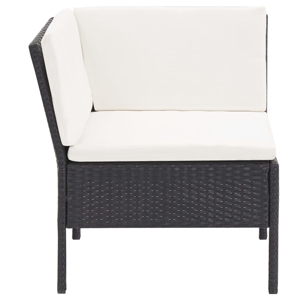 Loungeset Met Kussens Poly Rattan 6