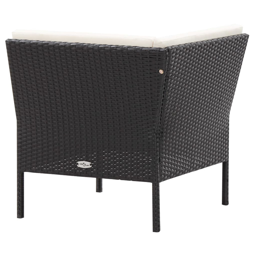 Loungeset Met Kussens Poly Rattan 6