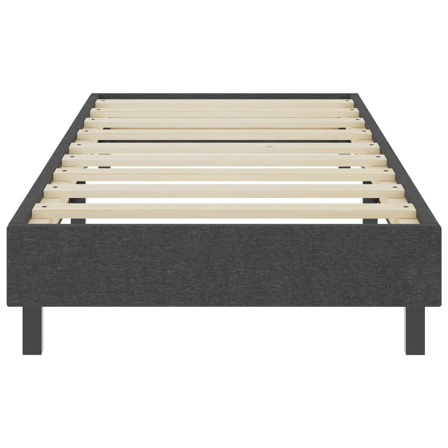 Boxspringframe Stof Grijs 100 x 200 cm 24.5 cm