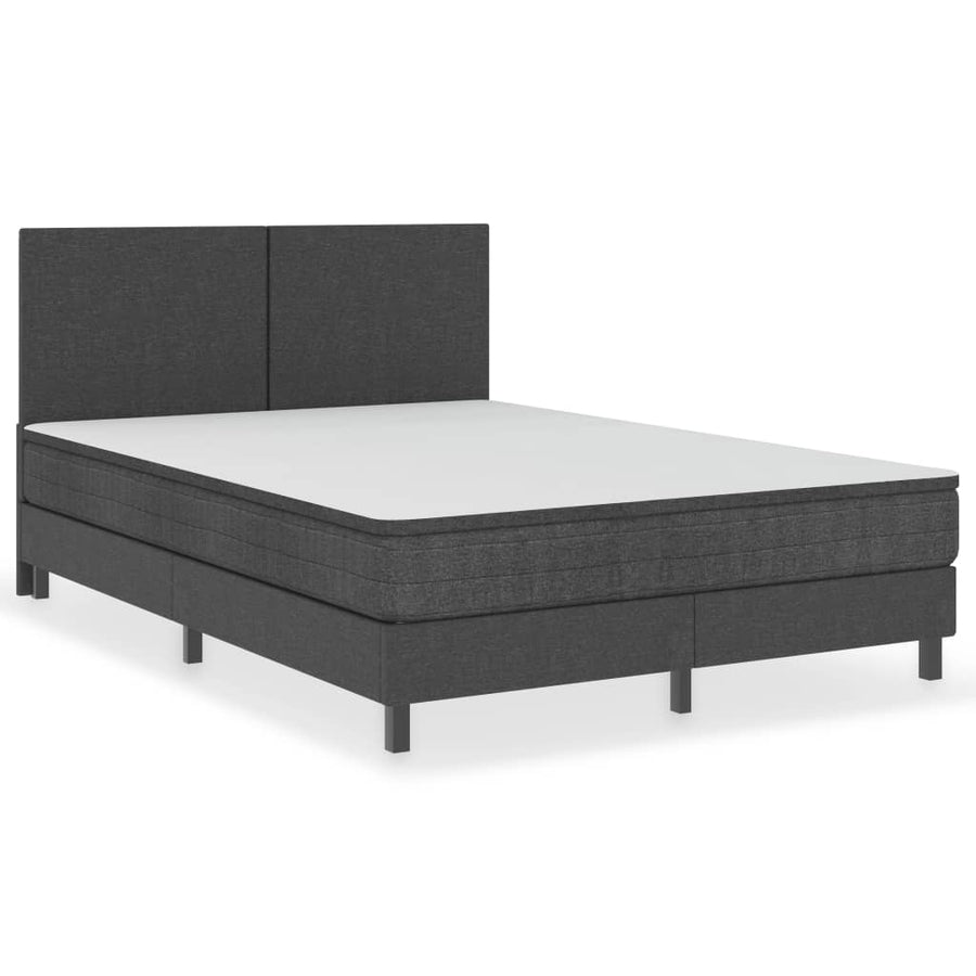 Boxspringframe Stof Grijs 160 x 200 cm 24.5 cm