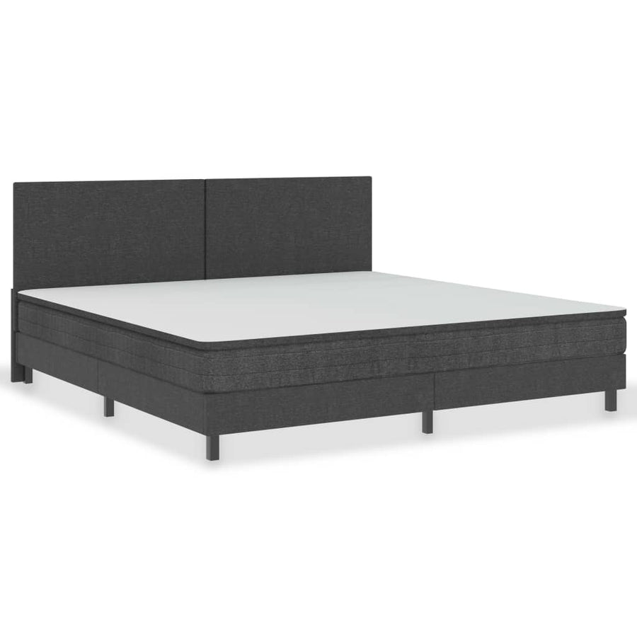 Boxspringframe Stof Grijs 200 x 200 cm