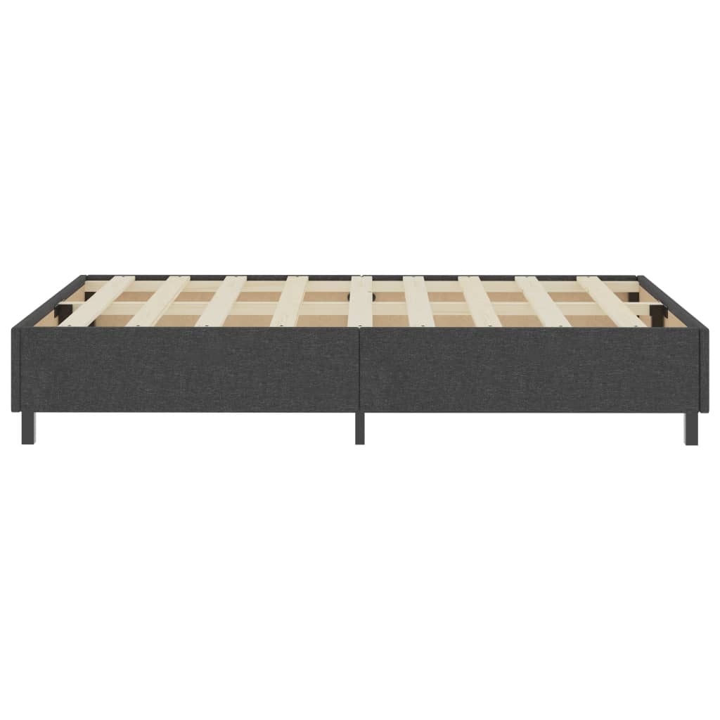 Boxspringframe stof grijs 120x200 cm 120 x 200 cm 35.5 cm
