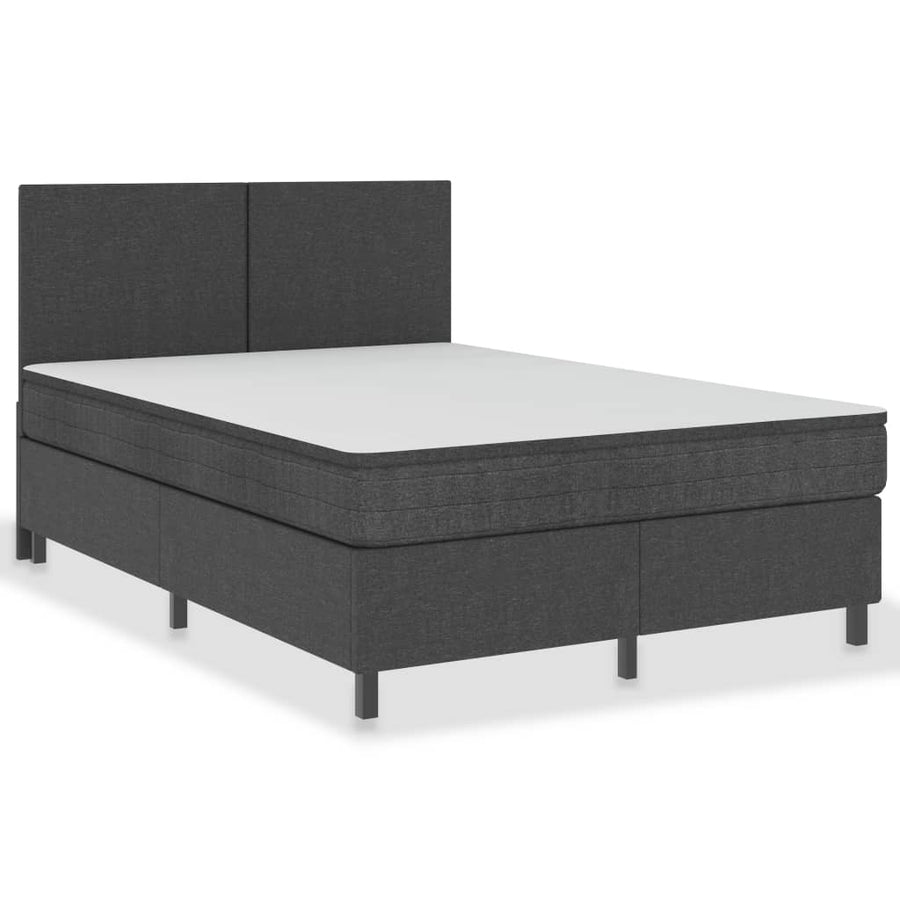 Boxspringframe stof grijs 180x200 cm