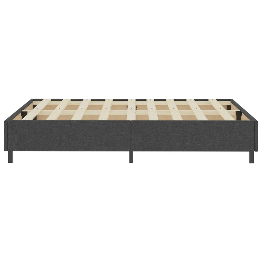 Boxspringframe stof grijs 180x200 cm