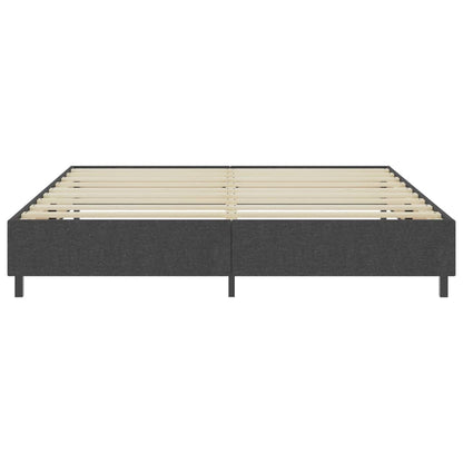 Boxspringframe Stof Grijs 200 x 200 cm 35.5 cm