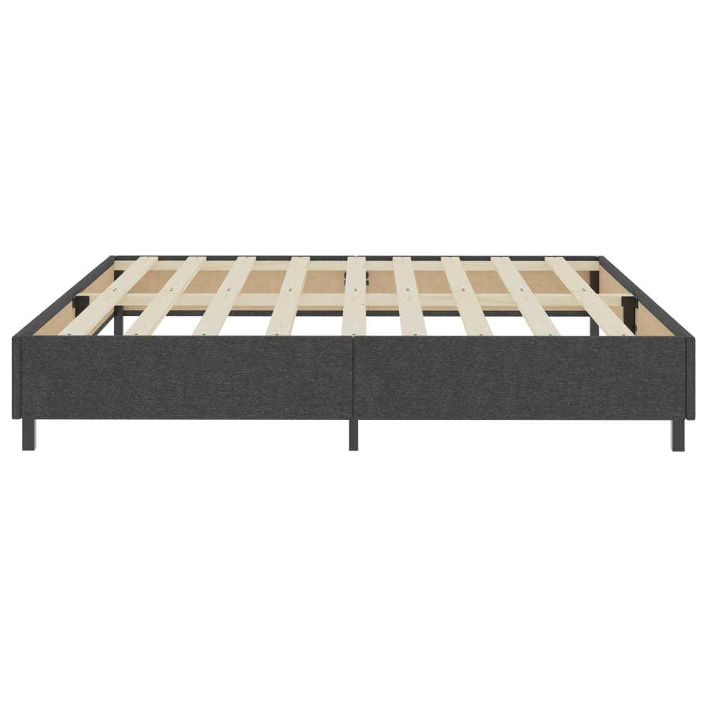 Boxspringframe Stof Grijs 200 x 200 cm 35.5 cm