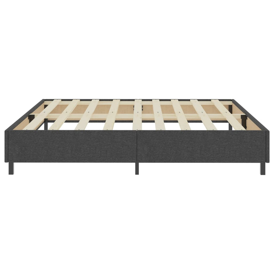 Boxspringframe Stof Grijs 200 x 200 cm 35.5 cm
