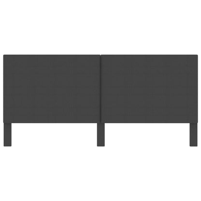 Hoofdbord Stof Donkergrijs 200 x 200 cm Effen ontwerp