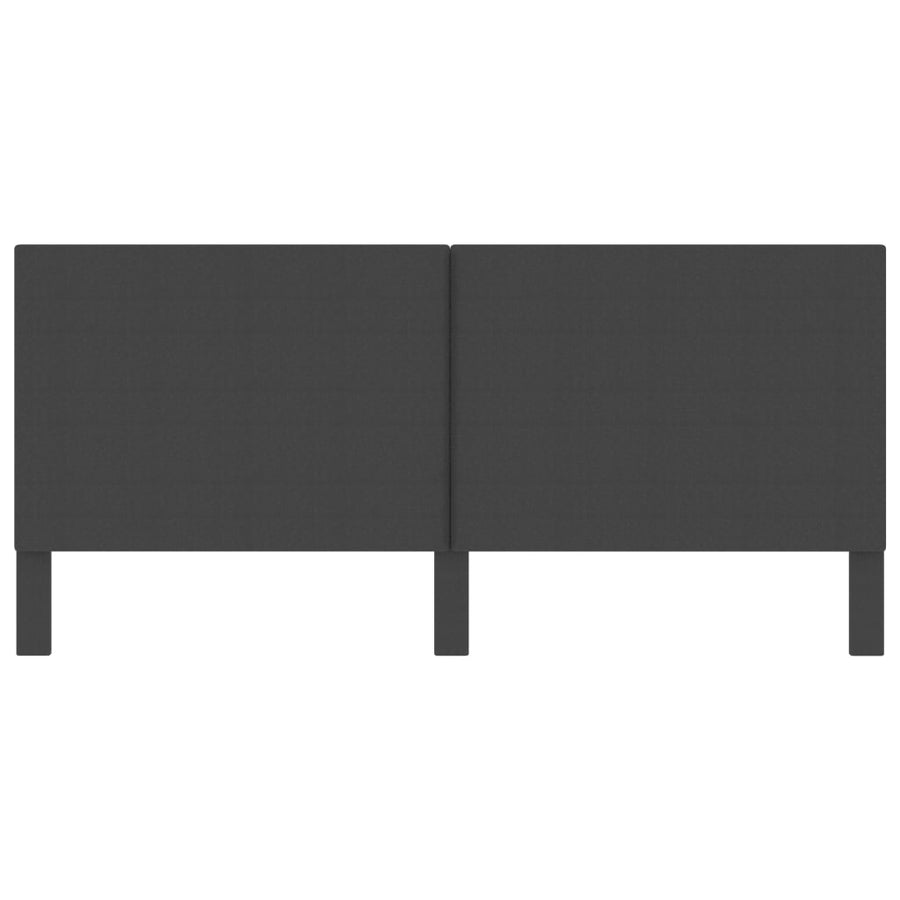 Hoofdbord Stof Donkergrijs 200 x 200 cm Effen ontwerp