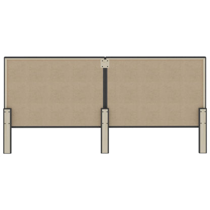 Hoofdbord Stof Donkergrijs 200 x 200 cm Effen ontwerp