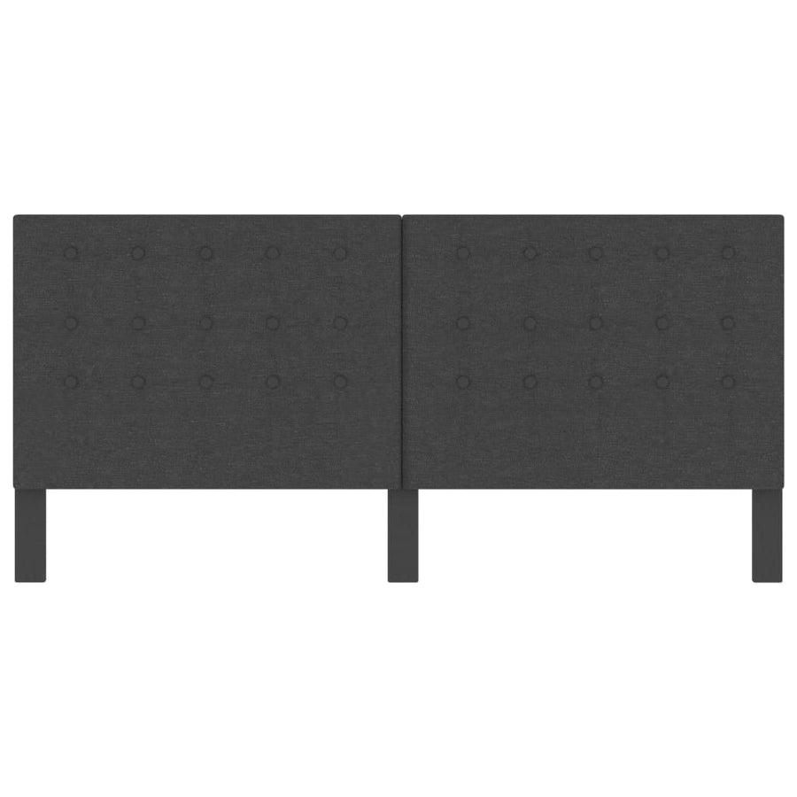 Hoofdbord Getuft Stof Donkergrijs 200 x 200 cm Getuft ontwerp