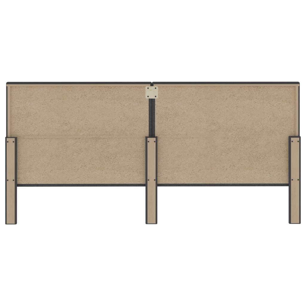 Hoofdbord Getuft Stof Donkergrijs 200 x 200 cm Getuft ontwerp