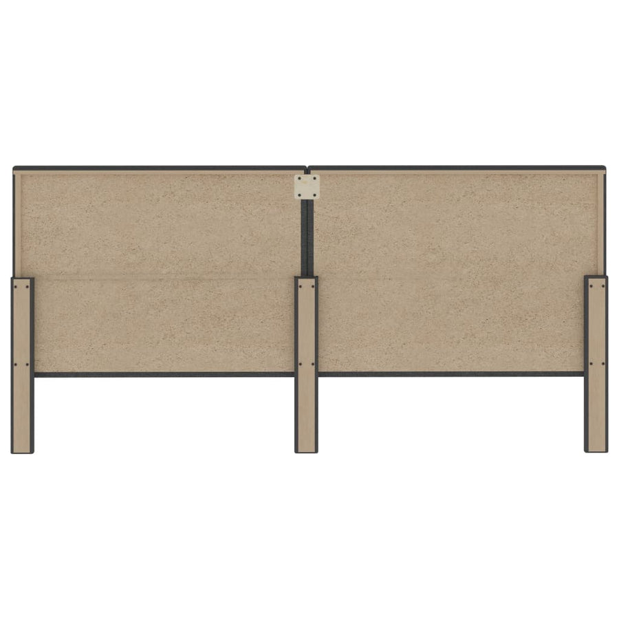 Hoofdbord Getuft Stof Donkergrijs 200 x 200 cm Getuft ontwerp