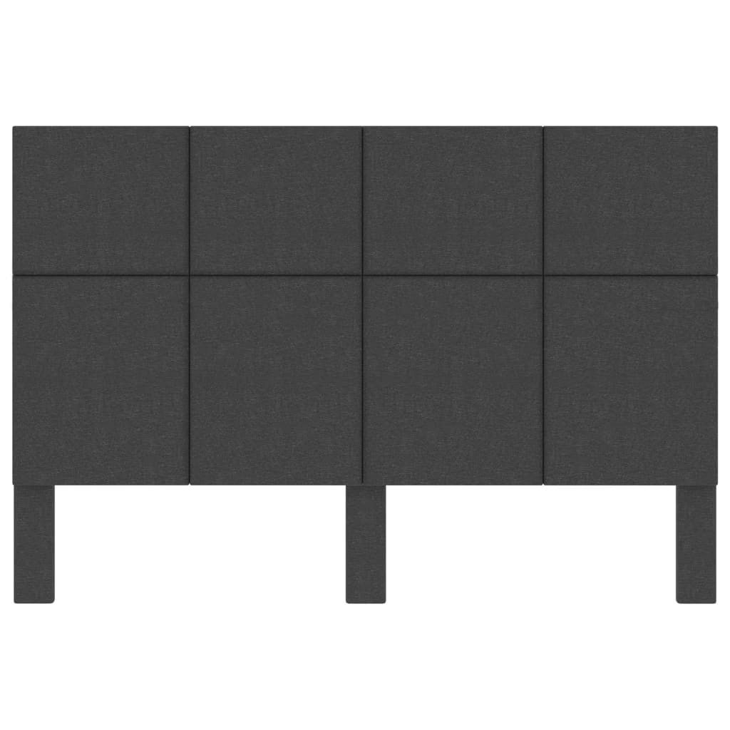 Hoofdbord Stof Donkergrijs 180 x 200 cm Vierkant ontwerp