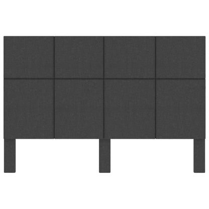 Hoofdbord Stof Donkergrijs 180 x 200 cm Vierkant ontwerp