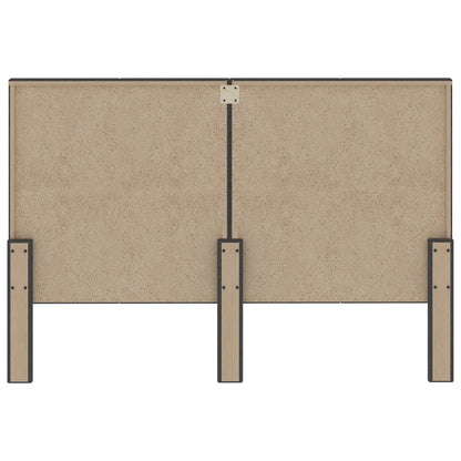 Hoofdbord Stof Donkergrijs 180 x 200 cm Vierkant ontwerp