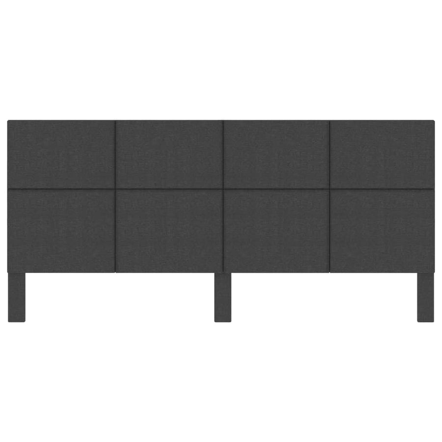 Hoofdbord 200x200 cm stof donkergrijs