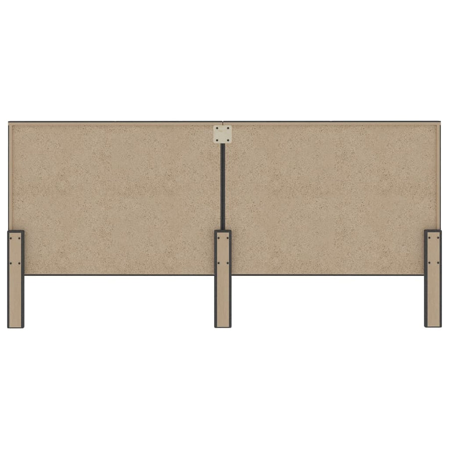 Hoofdbord 200x200 cm stof donkergrijs
