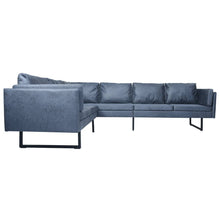 Hoekbank Kunstsuède Grijs