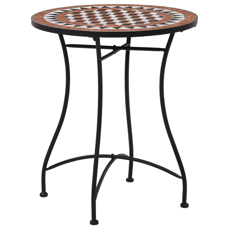 Bistroset Mozaïek Keramische Tegel Kleurig Terracotta
