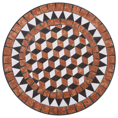 Bistroset Mozaïek Keramische Tegel Kleurig Terracotta