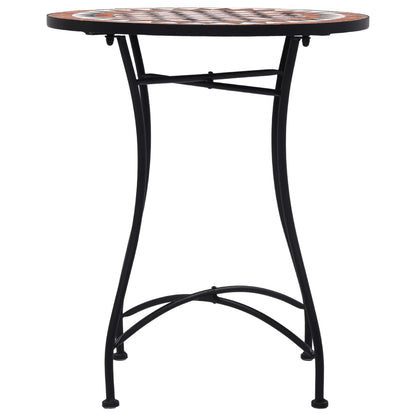 Bistroset Mozaïek Keramische Tegel Kleurig Terracotta