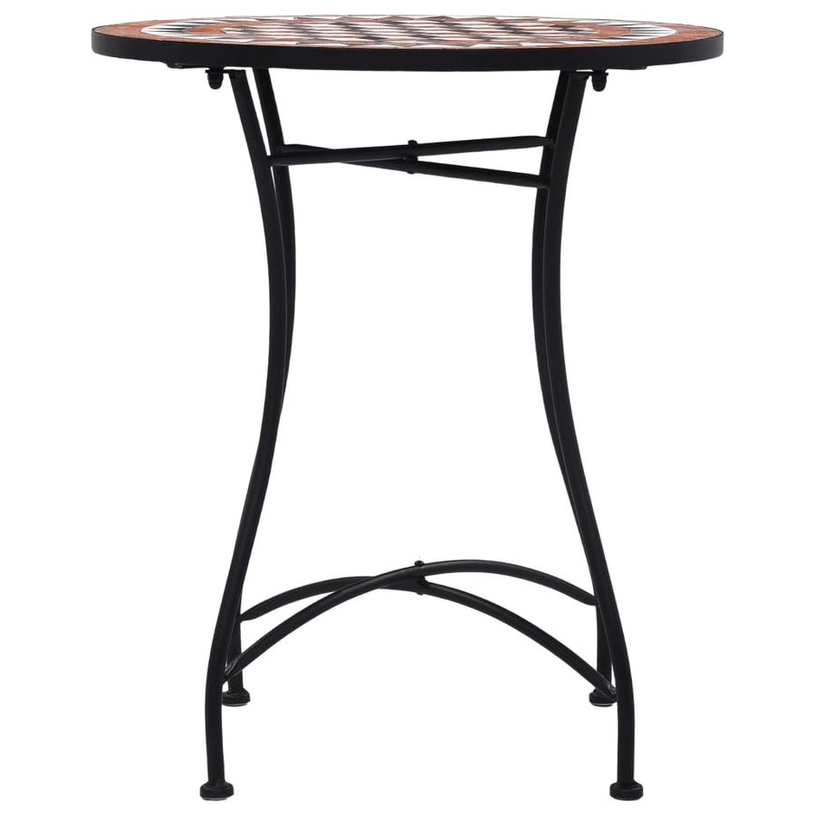 Bistroset Mozaïek Keramische Tegel Kleurig Terracotta