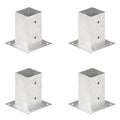 Paalankers 4 st 81 mm gegalvaniseerd metaal