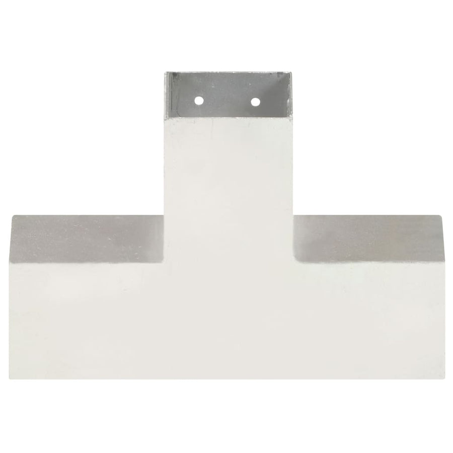 Paalverbindingen 4 St X-Vorm 81X81 Mm Gegalvaniseerd Metaal 81 x 81 mm