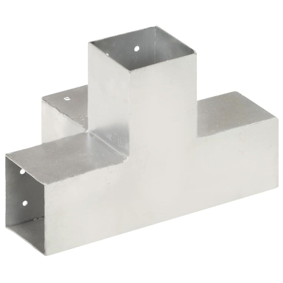 Paalverbindingen 4 St X-Vorm 81X81 Mm Gegalvaniseerd Metaal 81 x 81 mm