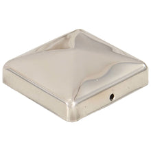 Paalkappen 6 St Piramide 71X71 Mm Roestvrij Staal 71 x 71 mm