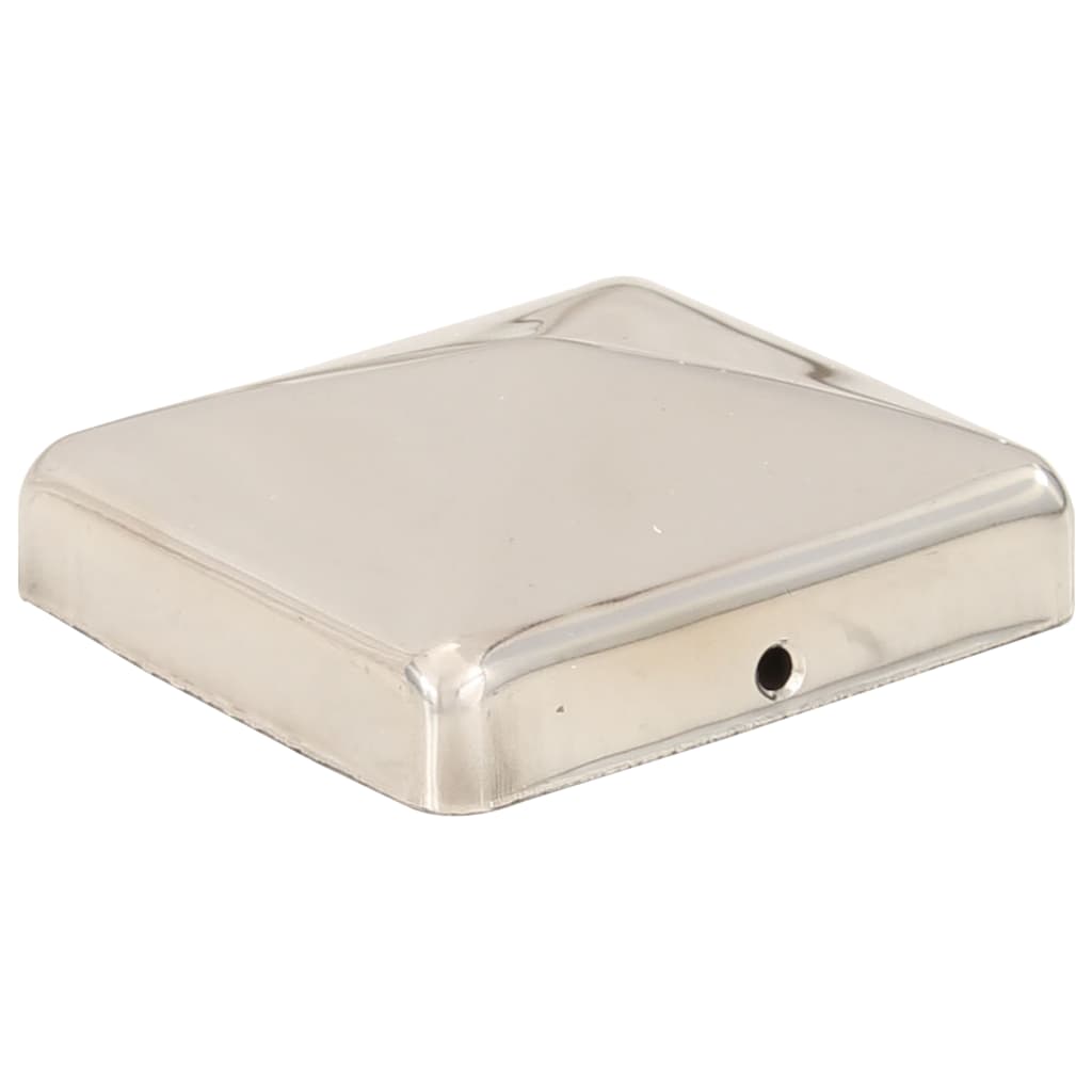 Paalkappen 6 St Piramide 71X71 Mm Roestvrij Staal 71 x 71 mm