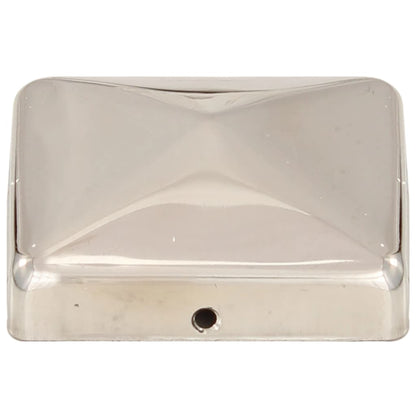 Paalkappen 6 St Piramide 71X71 Mm Roestvrij Staal 71 x 71 mm