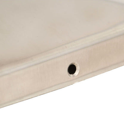 Paalkappen 6 St Piramide 71X71 Mm Roestvrij Staal 71 x 71 mm