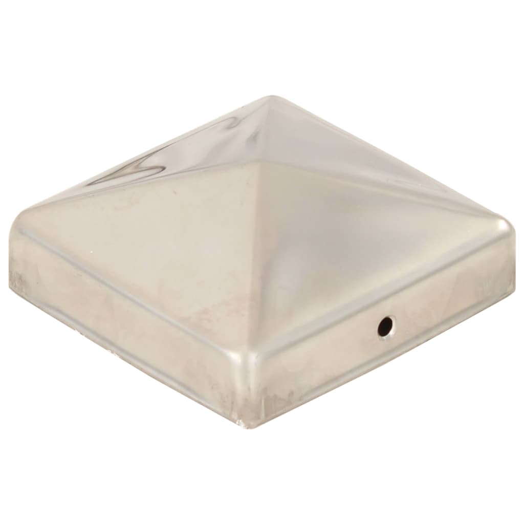 Paalkappen Piramide 81 x 81 mm Roestvrij staal