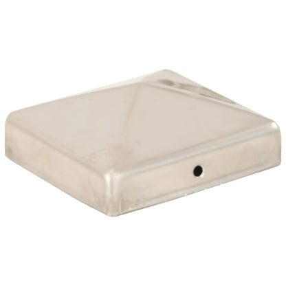 Paalkappen Piramide 81 x 81 mm Roestvrij staal