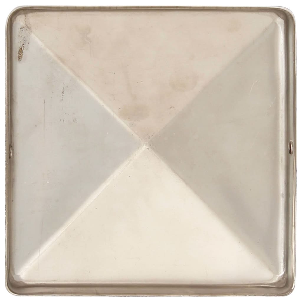 Paalkappen Piramide 81 x 81 mm Roestvrij staal