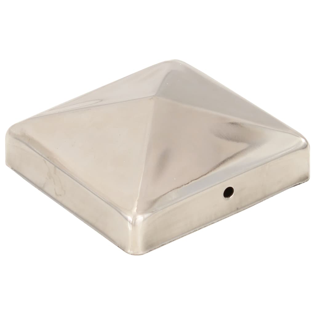 Paalkappen Piramide 91 x 91 mm Roestvrij staal