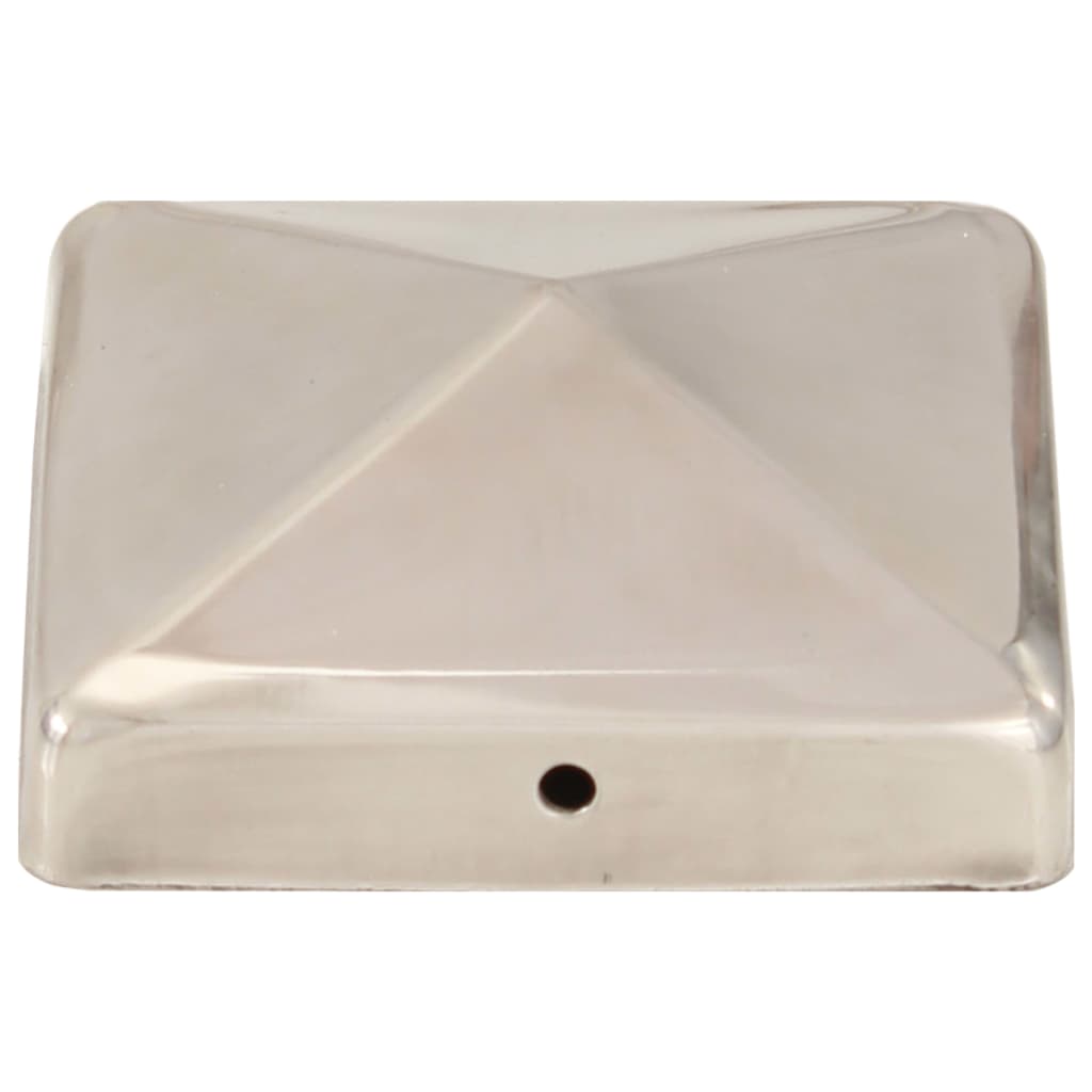 Paalkappen Piramide 91 x 91 mm Roestvrij staal